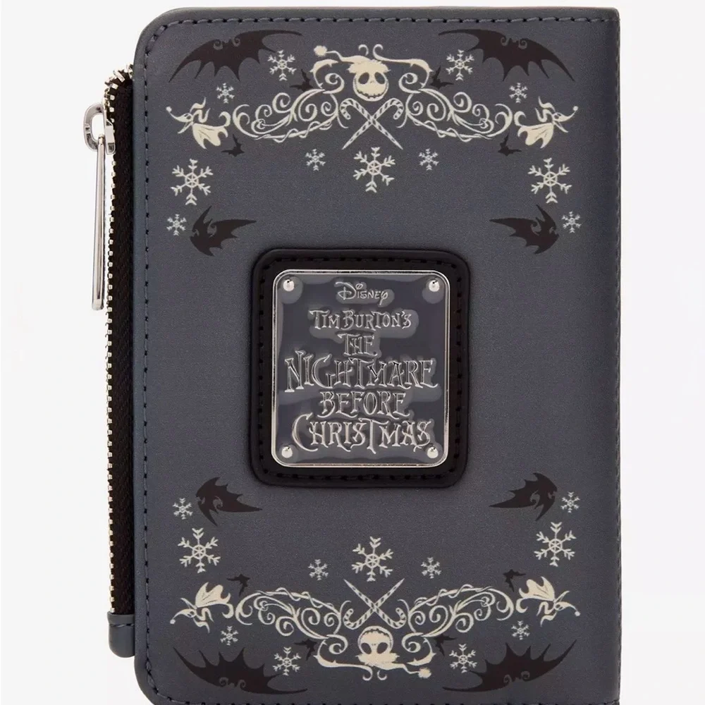 Loungefly Disney Nightmare Before Christmas Sleigh Ride Glow in the Dark Wallet